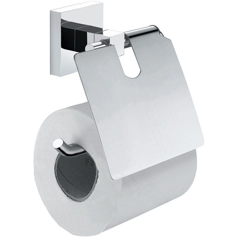 Держатель туалетной бумаги Azario Rina AZ-87010 с крышкой Хром