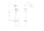 Душевая система Orans OLS-7573H 7573000 с термостатом Хром-5