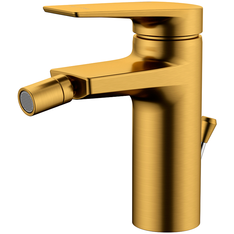 Смеситель для биде WasserKRAFT Aisch 5506 Золото матовое смеситель для ванны wasserkraft aisch 5501 золото матовое
