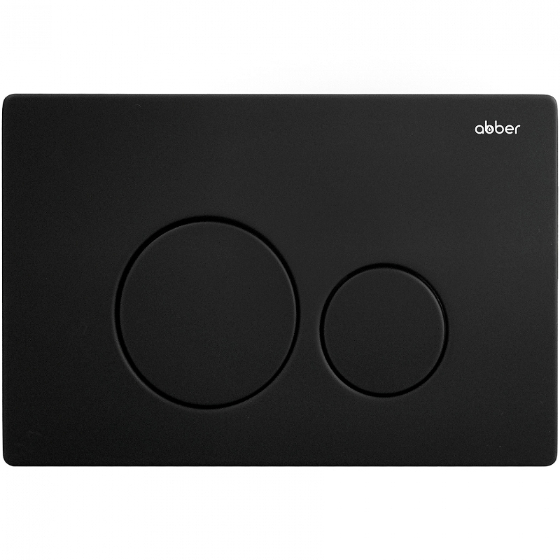 Клавиша смыва Abber AC0121MB Черная матовая кнопка смыва abber ac0121mb черная матовая