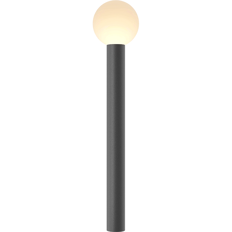 Ландшафтный светильник Maytoni Outdoor Bold O598FL-01GR Белый Серый светильник ландшафтный fumagalli ip55 gx53 3 вт 126х126х175 мм цвет серый