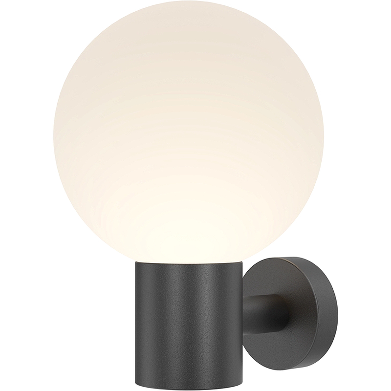 цена Настенный светильник Maytoni Outdoor Bold O598WL-01B Белый Черный