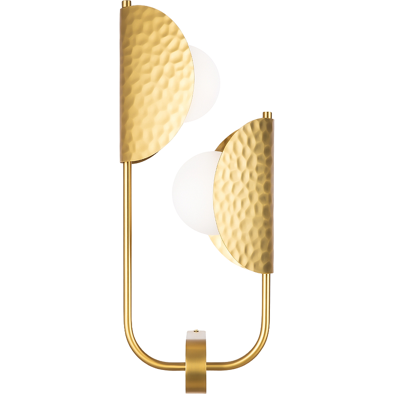 Настенный светильник Maytoni Modern Tropic MOD164WL-02BS Белый Латунь