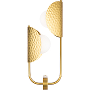 Настенный светильник Maytoni Modern Tropic MOD164WL-02BS1 Белый Латунь