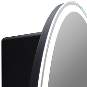 Зеркальный шкаф Континент Torneo Black LED 60 МВК068 с подсветкой Черный-3