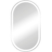 Зеркальный шкаф Континент Elmage white LED 45 МВК047 с подсветкой Белый