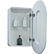 Зеркальный шкаф Континент Elmage white LED 45 МВК047 с подсветкой Белый-2