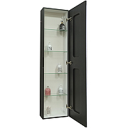 Зеркальный шкаф Континент Mirror Box black Led 40 МВК050 с подсветкой Черный-3