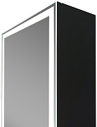 Зеркальный шкаф Континент Mirror Box black Led 40 МВК050 с подсветкой Черный-4