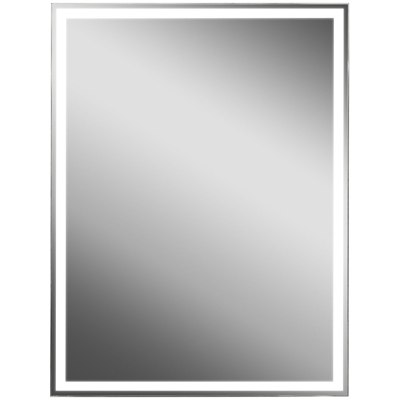 цена Зеркальный шкаф Континент Mirror Box black Led 60 МВК053 с подсветкой Черный