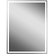 Зеркальный шкаф Континент Mirror Box black Led 60 МВК053 с подсветкой Черный