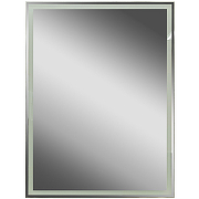 Зеркальный шкаф Континент Mirror Box black Led 60 МВК053 с подсветкой Черный-1