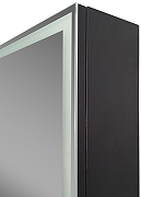 Зеркальный шкаф Континент Mirror Box black Led 60 МВК053 с подсветкой Черный-4