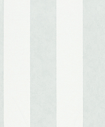 Обои Marburg Shades Iconic 34410 Винил на флизелине (0,53*10,05) Белый/Бирюзовый, Полоса-2