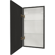 Зеркальный шкаф Континент Mirror Box black Led 35 L МВК063 с подсветкой Черный-3