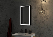Зеркальный шкаф Континент Mirror Box black Led 35 L МВК063 с подсветкой Черный-6