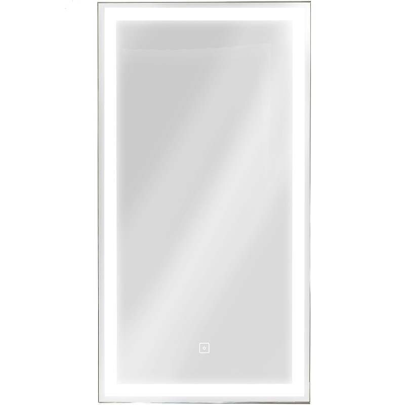 Зеркальный шкаф Континент Allure LED 35 R МВК056 с подсветкой Белый зеркальный шкаф континент elliott led 60 r мвк018 с подсветкой белый