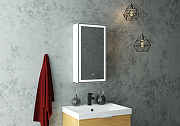 Зеркальный шкаф Континент Allure LED 35 R МВК056 с подсветкой Белый-8