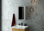 Зеркальный шкаф Континент Allure LED 35 L МВК055 с подсветкой Белый-9