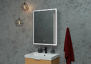 Зеркальный шкаф Континент Allure LED 60 L МВК004 с подсветкой Белый-9