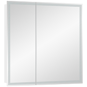 Зеркальный шкаф Континент Allure LED 80 МВК045 с подсветкой Белый-1