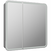 Зеркальный шкаф Континент Elliott LED 80 МВК014 с подсветкой Белый-1