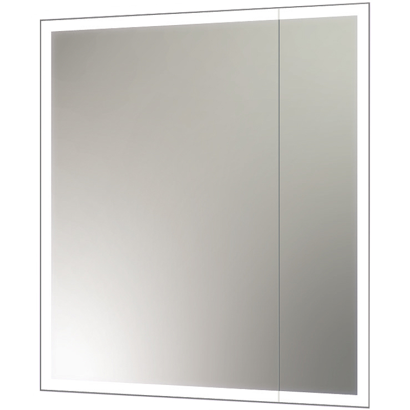 Зеркальный шкаф Континент Reflex LED 70 МВК026 с подсветкой Белый зеркальный шкаф континент reflex led 70 мвк026 с подсветкой белый