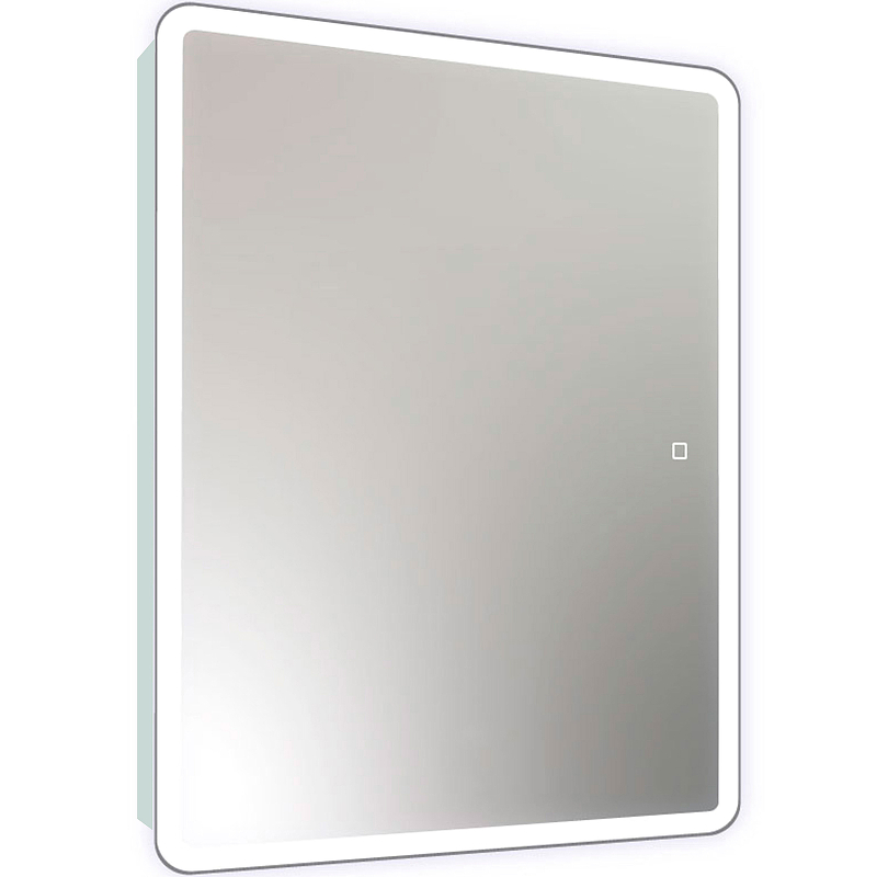 цена Зеркальный шкаф Континент Emotion LED 60 МВК028 с подсветкой Белый