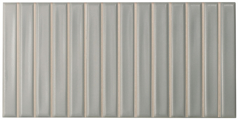 Керамическая плитка WOW Sweet Bars Grey Mat 128692 настенная 12,5x25 см