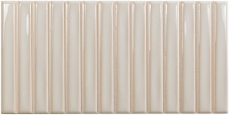 цена Керамическая плитка WOW Sweet Bars Deep White 128697 настенная 12,5x25 см