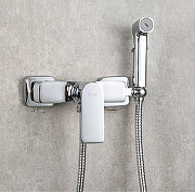 Гигиенический душ со смесителем Frap H71 F2071 Хром-3