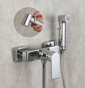 Гигиенический душ со смесителем Frap H71 F2071 Хром-6