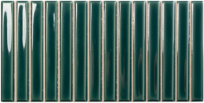 Керамическая плитка WOW Sweet Bars Royal Green 128702 настенная 12,5x25 см