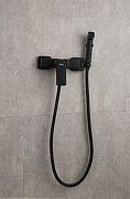 Гигиенический душ со смесителем Frap H71-6 F2071-6 Черный матовый-4