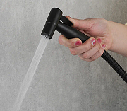 Гигиенический душ со смесителем Frap H801-6 F20801-6 Черный матовый-8