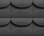Обои Marburg Shades Iconic 34486 Винил на флизелине (0,53*10,05) Серый/Черный, Геометрия-1