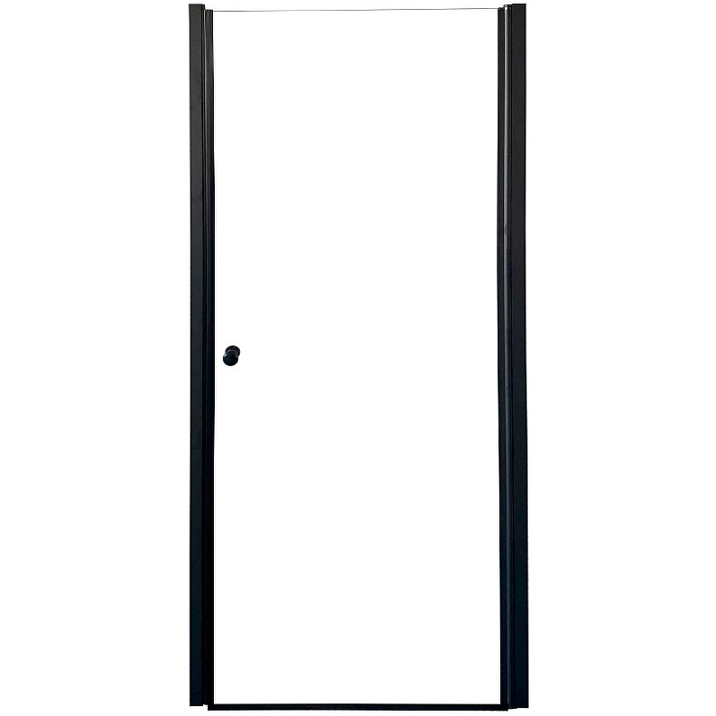 Душевая дверь Parly 90 DE90B профиль Черный стекло прозрачное 9286 - фото 1