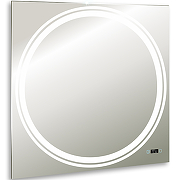 Зеркало Silver Mirrors Eclipse 77 LED-00002529 с подсветкой с сенсорным выключателем, диммером и часами-1