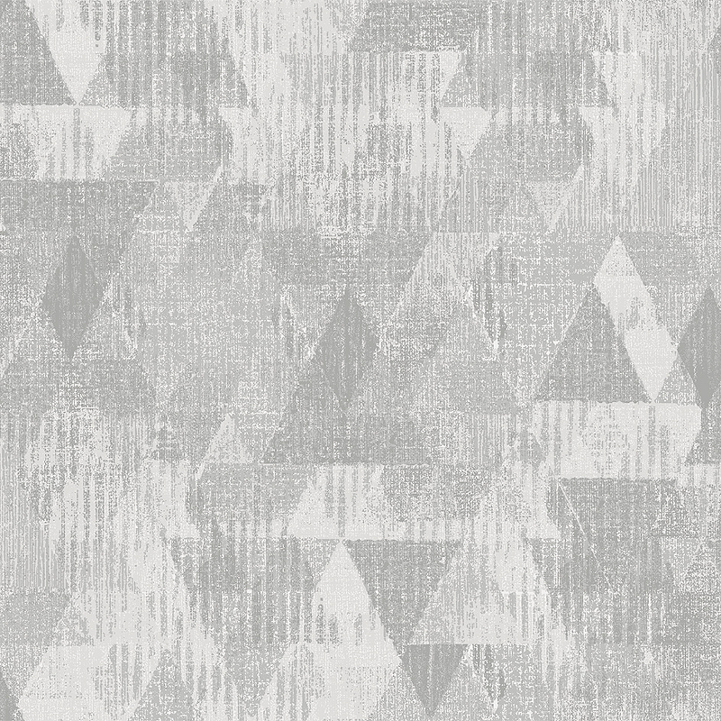 Обои Wiganford by Solo Hampton DTT2221 Винил на флизелине (1,06*10,05) Серый/Серебряный, Геометрия