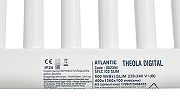 Электрический полотенцесушитель Atlantic Theola Digital NW 500W 40x125 002394 Белый-4