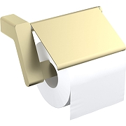 Держатель туалетной бумаги Timo Torne 43042/17 с крышкой Золото матовое