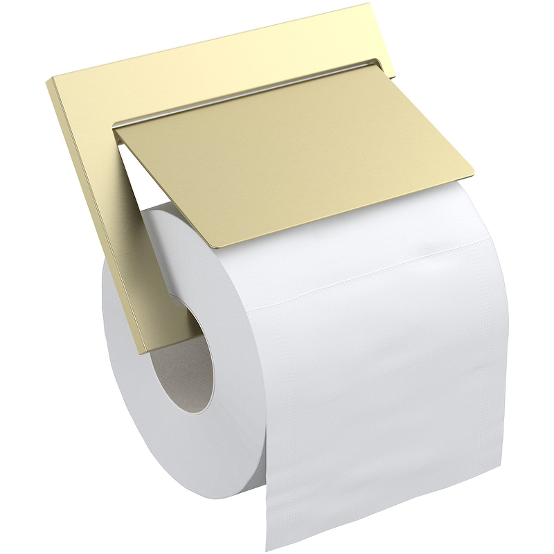 держатель туалетной бумаги timo saona 13043 17 золото матовое Держатель туалетной бумаги Timo Petruma 15242/17 с крышкой Золото матовое