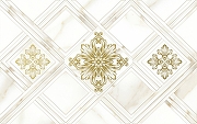 Керамический декор GlobalTile Calacatta Gold GT Белый 10300000203 25х40 см