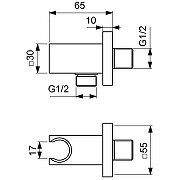 Душевая система Ideal Standard Navigo A7773AA с термостатом Хром-24
