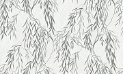 Обои Solo Willow E201701 Винил на флизелине (1,06*10) Серый/Серебряный, Листья-1