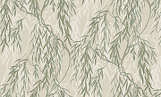 Обои Solo Willow E201707 Винил на флизелине (1,06*10) Бежевый/Зеленый, Листья-1