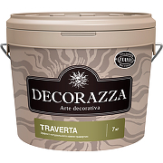 Декоративная фактурная штукатурка Decorazza Traverta TR 001 Белая-2