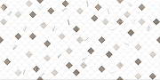Керамическая плитка GlobalTile Siluet GT Белый мозаика GT125VG настенная 25х50 см