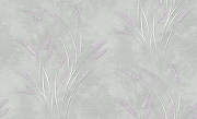 Обои Accento Reeds 285037 Винил на флизелине (1,06*10,05) Серый/Сиреневый, Листья-1
