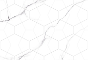 Керамический декор GlobalTile Vega GT Белый геометрия V9VG3205TG 27х40 см